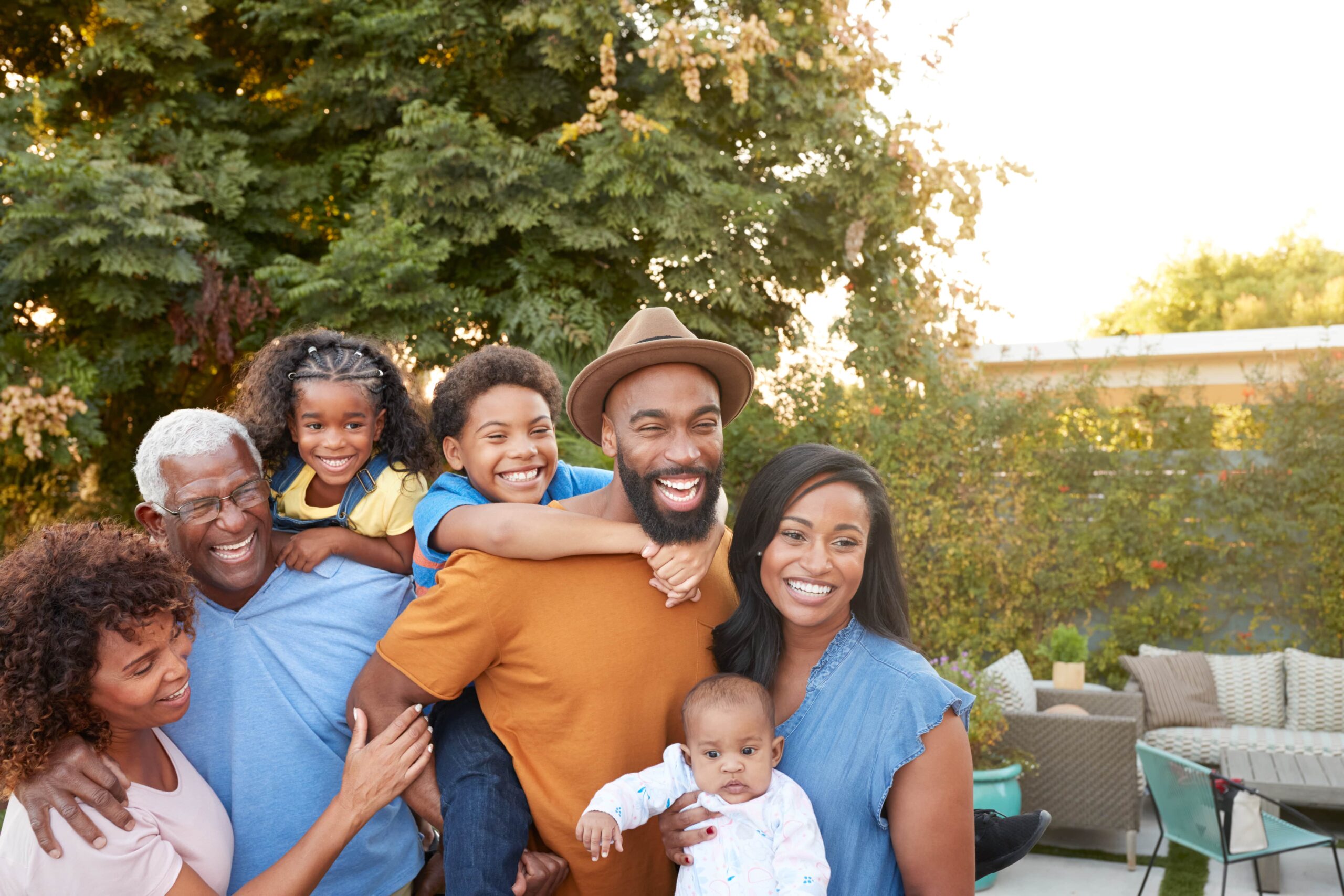 Multi-generation family portrait